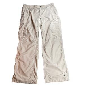 Columbia Pants Mens 38x32 Omni-Shade Cargo Hiking Outdoors Nylon Zip Pockets